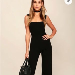 Black Jumpsuit size S Lulus